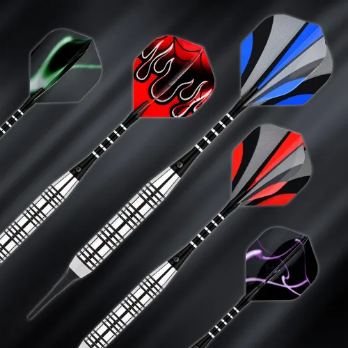 Vista 6 de Steel Tip Darts Set 18 Grams15 Pack Steel Barrels