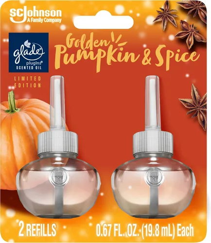 Vista 10 de Glade PlugIns - Repuestos de ambientador, con aceites esenciales y perfumados para el hogar y el baño, Fall Night Long, 1.34 onzas líquidas, 2