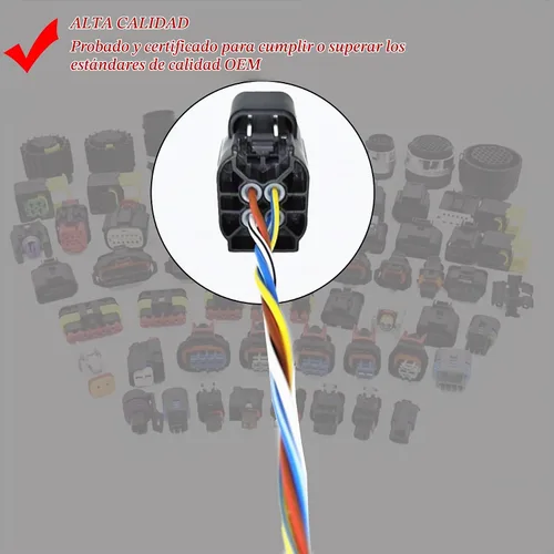 Vista 6 de Sensor de oxígeno Conector O2 4 Arnés de cableado Pigtail Plug Reemplazo para Nissan Micra March Note E11 Tiida Qashqai NV200 05-14