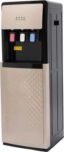 Vista 9 de Dispensador de agua de carga inferior de 5 galones, dispensador de agua fría y caliente de pie de 110 V, 3 opciones de temperatura con bandeja