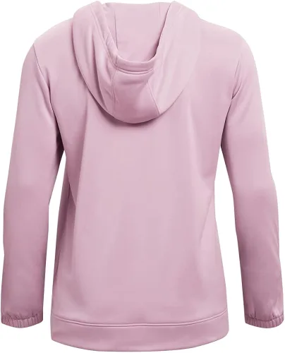 Vista 2 de Under Armour Sudadera con capucha de vellón Otln con logotipo grande para mujer