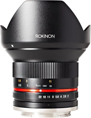Vista 8 de Lente E-Mount Rokinon con ángulo ultramplio, de 0.47 pulgadas con longitud focal de 2.0 NCS CS
