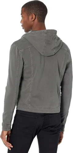 Vista 2 de John Varvatos Chaqueta con capucha Scott para hombre