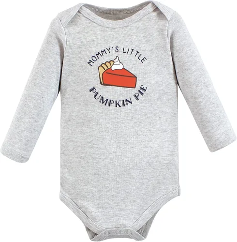 Vista 15 de Hudson Baby baby-boys Cotton Long-sleeve Bodysuits 5-pack