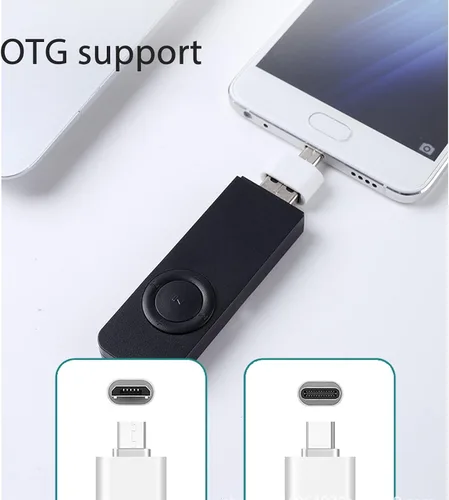 Vista 5 de Reproductor de MP3 portátil, reproductor de música de sonido sin pérdida de alta fidelidad con memoria de 8 GB, 64 GB expandible, soporte OTG