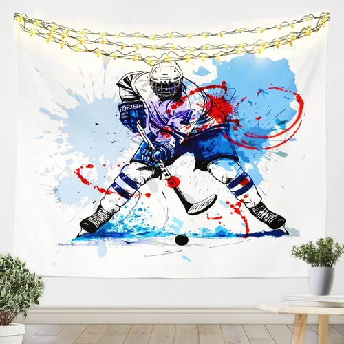 Vista 3 de Feelyou Tapiz de zorro ártico, tapiz para colgar en la pared para niños y niñas, bonito tapiz de pared de animales salvajes, arte de pared