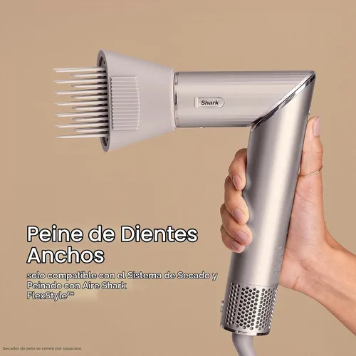 Vista 6 de Shark FlexStyle - Peine de dientes anchos, piedra, XSKHD4WTCA