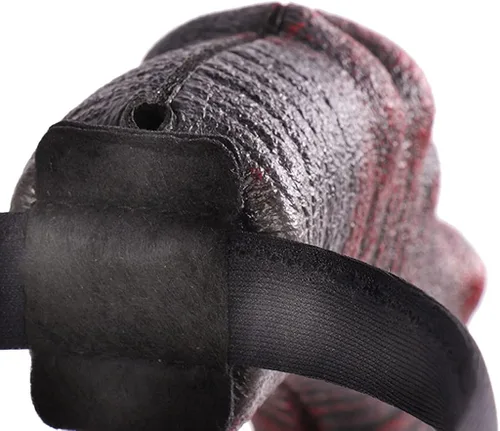 Vista 4 de Diadema gótica de Halloween para cosplay, diadema de cuerno largo de diablos, diadema de carnaval para fiesta