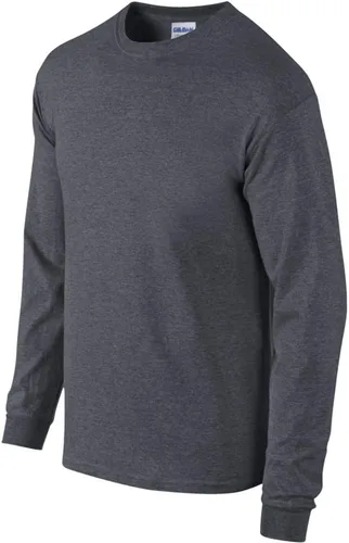 Vista 8 de Camiseta Gildan de manga larga, de algodón, con cuello redondo, para hombre