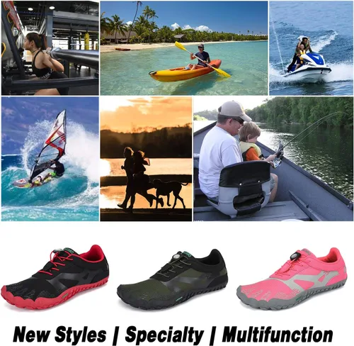 Vista 7 de SAGUARO Men's Women's Barefoot Minimalist Shoes Athletic Hiking Water Shoes for Aqua Swimming Trail Running Cross Training
