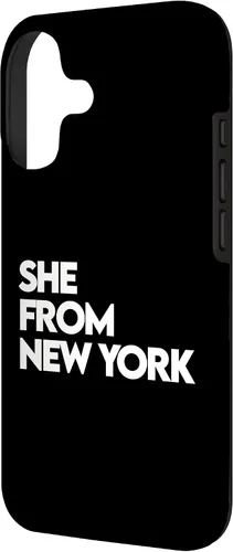 Vista 2 de She from New York Shirt, She's from NY NYC, Bronx, 713 832 Case for iPhone 17