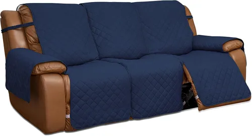 Vista 48 de Easy-Going Funda para Loveseat Reclinable de Gran Tamaño, Funda de Sofá Reversible para Reclinable Doble, Funda de Sofá Dividida para Cada Asiento