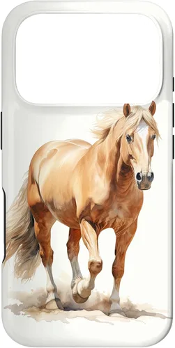 Vista 30 de Funda para iPhone 16 con diseño de caballo Palomino