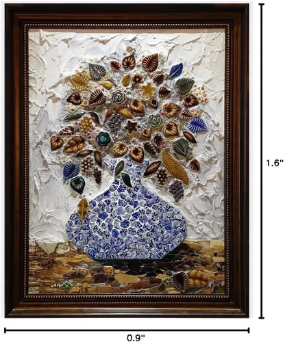 Vista 6 de Azulejos de mosaico de cerámica de porcelana de 1.1 libras, azulejos de mosaico irregulares rotos para suelo de manualidades, cocina, piscina