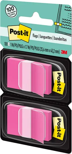 Vista 2 de Notas autoadhesivas de Post-it, Rosado brillante
