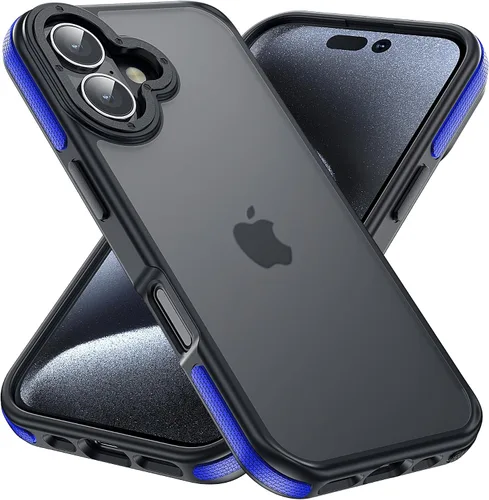 Vista 135 de Yriklso Funda 3 en 1 para iPhone Air, 1 protector de pantalla + 1 lente de cámara, a prueba de golpes para iPhone Air, protección contra caídas