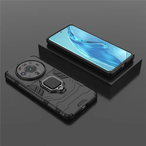Vista 6 de Compatible con funda Xiaomi Mi 12S Ultra, soporte de anillo de metal, a prueba de golpes, parachoques duro