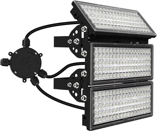 Vista 12 de Kekeou Luz de inundación LED de 100 W para exteriores con enchufe e interruptor y cable de alimentación de 6.56 pies, 14000 lm 6500 K, área LED