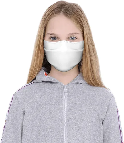 Vista 3 de Máscara facial unisex de moda para parejas, lavable, reutilizable, para exteriores, cubierta facial ajustable