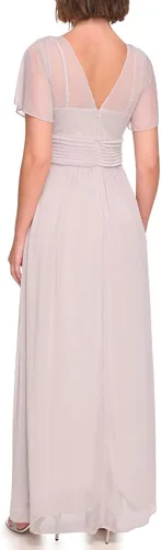 Vista 3 de Jessica Howard Vestido de manga corta con cuello en V para mujer