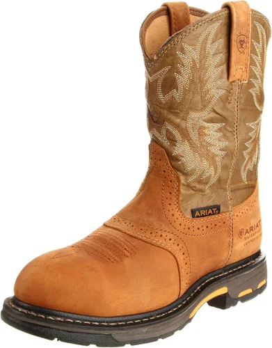 Vista 2 de Botas Ariat Workhog con puntera compuesta para hombre, fáciles de colocar