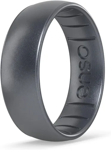 Vista 24 de Enso Rings - Anillo de silicona Classic Elements Fabricado en los Estados Unidos Cómodo, transpirable y seguro