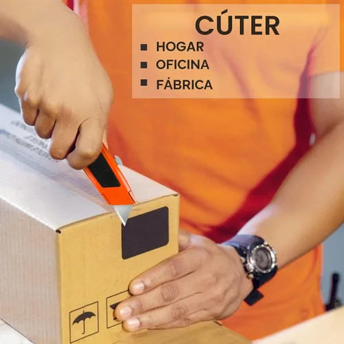 Vista 2 de JETMORE Cortador de caja, paquete de 2 cuchillos utilitarios, cortador de Naranja
