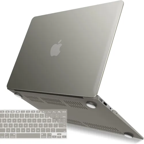 Vista 28 de IBENZER - Funda compatible con MacBook Air de 11 pulgadas, modelo A1370 A1465, funda de plástico suave al tacto, rígida, en paquete con funda
