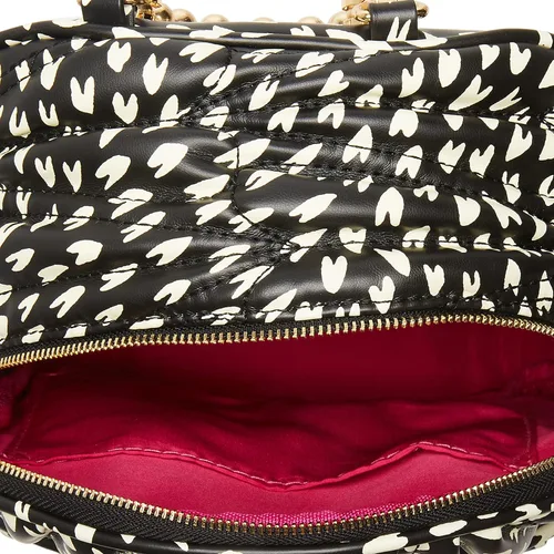 Vista 8 de Betsey Johnson Queen of Hearts - Mochila midi para mujer, color negro, talla única, Negro -, Betsey Johnson Queen of Hearts - Mochila midi