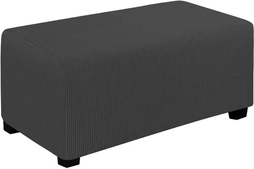 Vista 48 de Easy-Going Funda Elástica para Otomana Taburete de Almacenamiento Plegable Protector de Muebles Funda Rectangular Suave con Parte Inferior Elástica