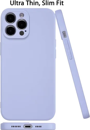 Vista 5 de Wisdompro Funda delgada suave del teléfono de TPU para el iPhone 13 Pro Max - 5 colores dulces 5 Pack Bundle Extra Thin TPU Gel Protective Case