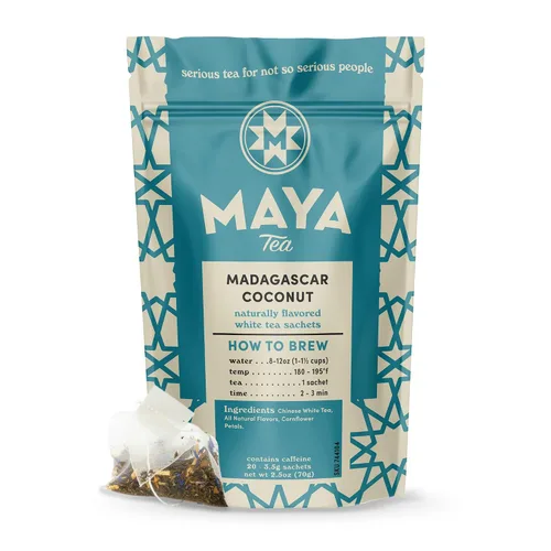 Vista 17 de Maya Tea Bolsas de té de hierbas Citrus Hibiscus, todo natural, sin cafeína, paquete de 20