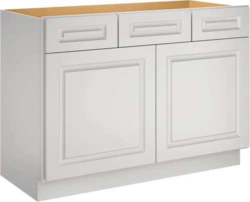 Vista 10 de LOVMOR Tocador de baño de 36 pulgadas, unidad de almacenamiento de fregadero individual, gran capacidad para lavandería, cocina, ducha y lavadero.