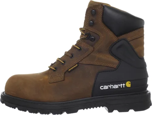 Vista 7 de Carhartt CMW6220 - Botas de trabajo con punta de acero para hombre, bisonte marrón