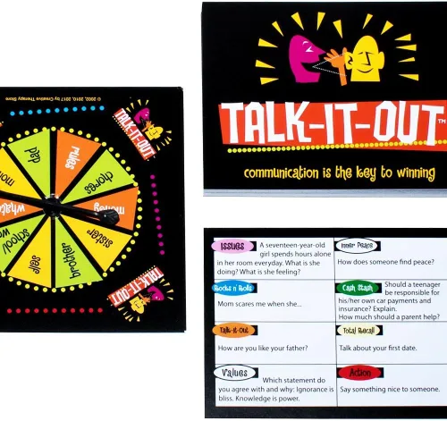 Vista 3 de Talk-It-Out: un juego de mesa terapéutico diseñado para animar a los adolescentes a comunicarse