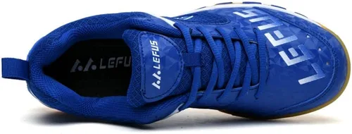 Vista 3 de Zapatos deportivos ligeros de cancha para interiores y hombres, transpirables, para pickleball, bádminton, tenis de mesa