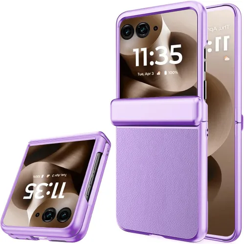 Vista 16 de NINKI Funda para Motorola Razr 60 Ultra con protector de pantalla integrado, protección de bisagra a prueba de golpes, resistente, ultra delgada