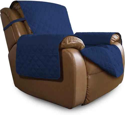 Vista 38 de Easy-Going - Funda reversible para sofá, resistente al agua, con varillas de espuma y correas elásticas, protector de muebles para mascotas y perros