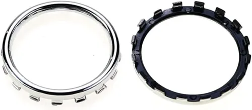 Vista 3 de 2 piezas de repuesto de anillos de acento para Xbox ONE Elite Controller de repuesto (plateado)