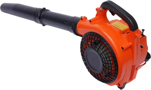 Vista 6 de Soplador de hojas de mochila 25.4CC 2 tiempos alimentado a gas jardín patio ventilador limpio 275 CFM, 750W 7500RPM, motor de refrigeración por
