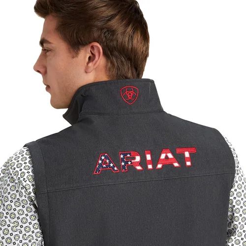 Vista 5 de ARIAT Chaleco Softshell con logotipo 2.0 para hombre