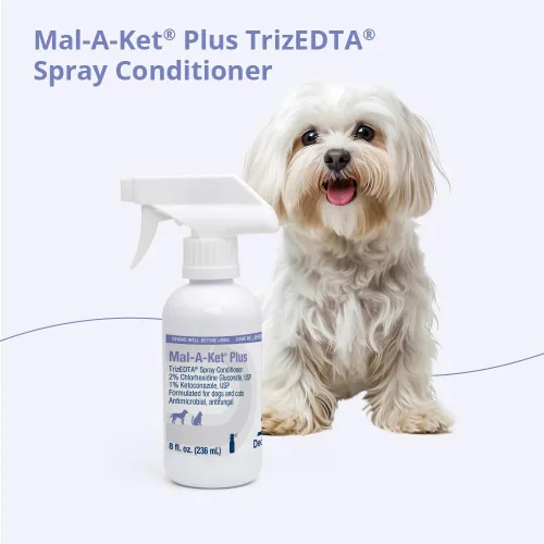 Vista 8 de Mal-A-Ket Plus TrizEDTA Acondicionador en aerosol para perros y gatos, 8 onzas