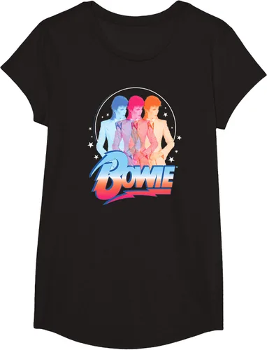 Vista 3 de David Bowie - Camiseta Bowie 3D, Negro