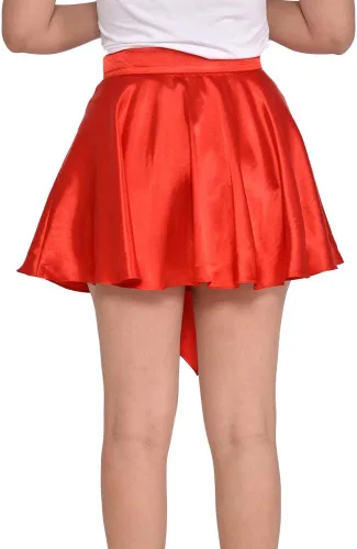 Vista 2 de Haikyuu - Falda de animadora para mujer, disfraz de animadora para Halloween, Azul,Rojo