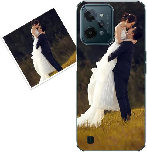 Vista 47 de Funda personalizada compatible con Oppo A1 Pro, fundas de teléfono personalizadas con imagen de foto, imagen de texto, cubierta transparente