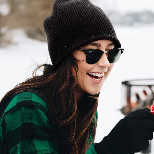 Vista 6 de ZOORON Gorro para hombre y mujer, gorro holgado para invierno, cálido, gorro de calavera, unisex