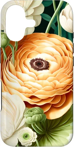 Vista 32 de Funda de jardinería para iPhone 11 vintage inspirada en Ranunculus