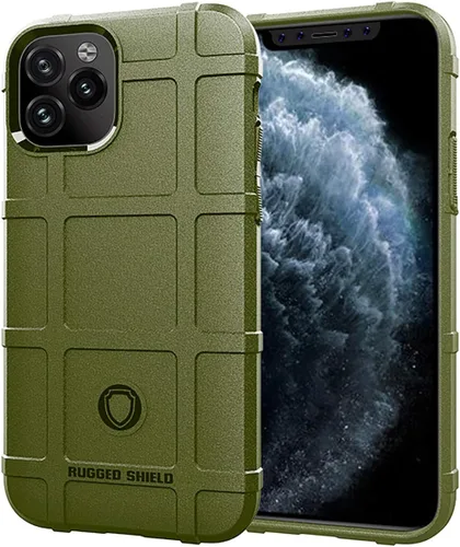 Vista 15 de Funda protectora táctica para iPhone 11 (serie Rugged Shield), TPU gruesa y sólida, funda protectora táctica para iPhone 11 (6.1 pulgadas), arcilla