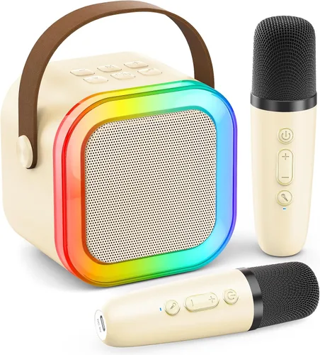 Vista 13 de Mini máquina de karaoke para niños y adultos, 2026, los mejores regalos de cumpleaños para niñas y niños de 3, 4, 5, 6, 7, 8 años, juguetes