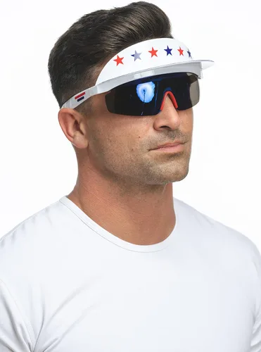 Vista 6 de Funny Guy Mugs Gafas de sol polarizadas con visera - Gafas de sol retro prémium de los años 80 y 90